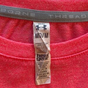 Under Armour Red Short Sleeve Tee